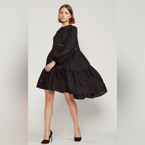 Cynthia Rowley Roma Lace Trim Dress